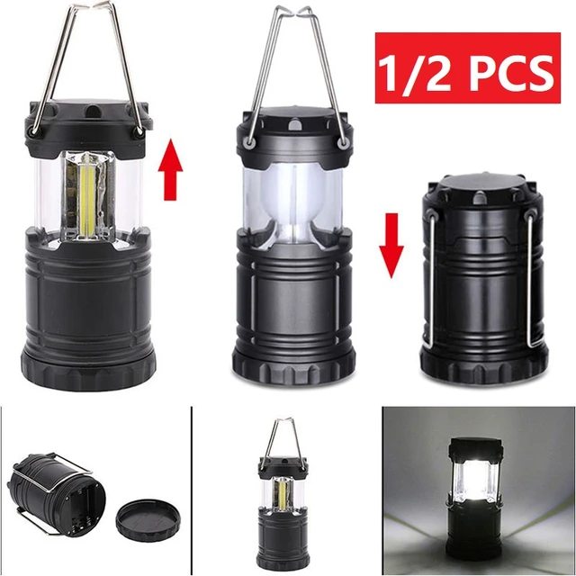 Plegable Luces De Camping Portátiles Luz LED Recargable Linterna