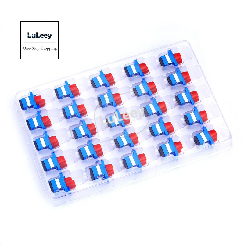 100Pcs Fibra Ottica Sc-Fc Accoppiatore Adattatore In Plastica Fc-Sc Convertitore Piastra Flangia Connettore In Fibra Ottica