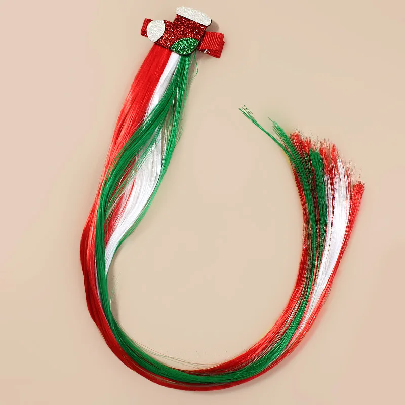 1pc Cute Christmas Duckbill Clip Hair Braiding Hairpin Hair Clips Xmas Tree Snowman Barrettes Women Girl Holiday Party Headwear