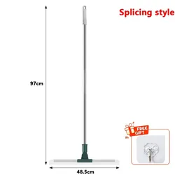 Telescopic Silicone Magic Broom & Floor Squeegee with Long Handle (48.5- Splicing style)