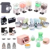 1:12 Dollhouse Miniature Juice Machine Cup Set Coffee Machine Mixer Machine Model Kitchen Doll Electrical Appliance Model Toys 1
