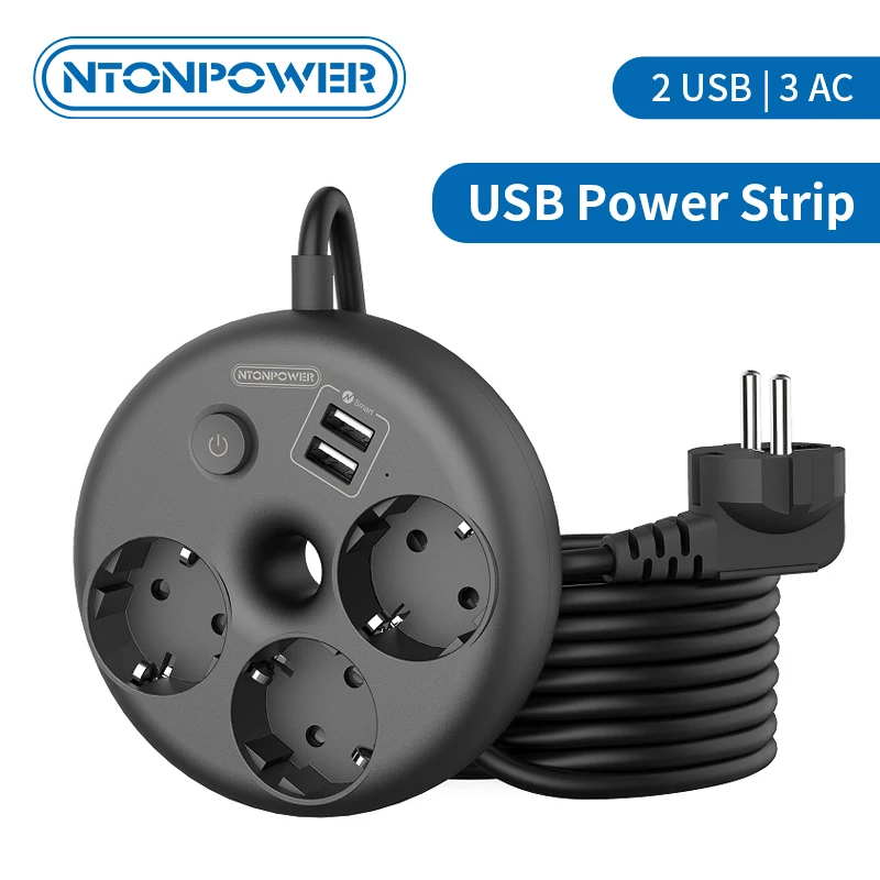 Tanio NTONPOWER 3 AC listwa elektryczna Multiprise Smart
