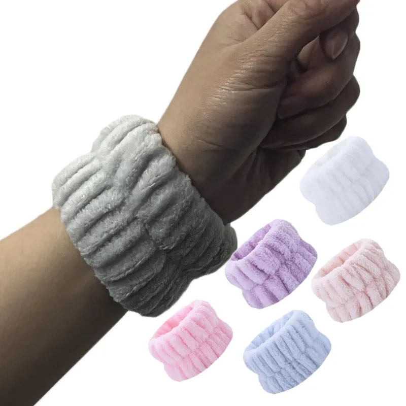 Wrist Wash Band For Women Sweatband Wrist Towels For Washing Face Sport