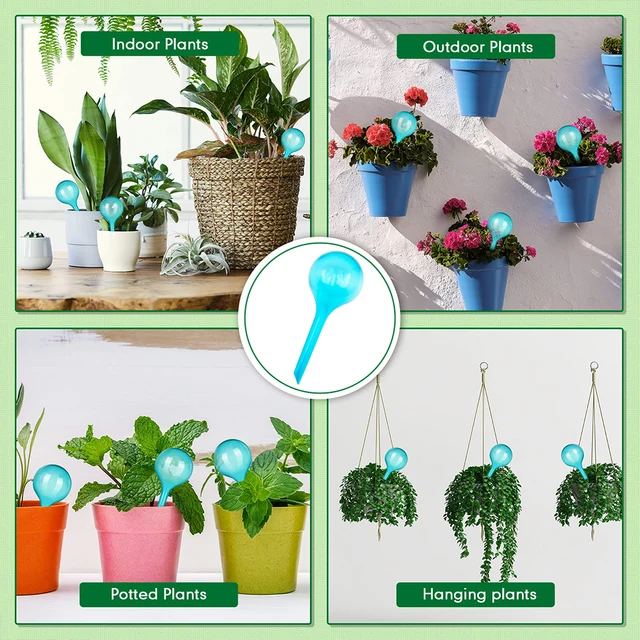 Plant Water Feeder Automatic Plastical Balls Garden Water Device Plants Watering Bulbs Self Watering Drip Irrigation Devices 6