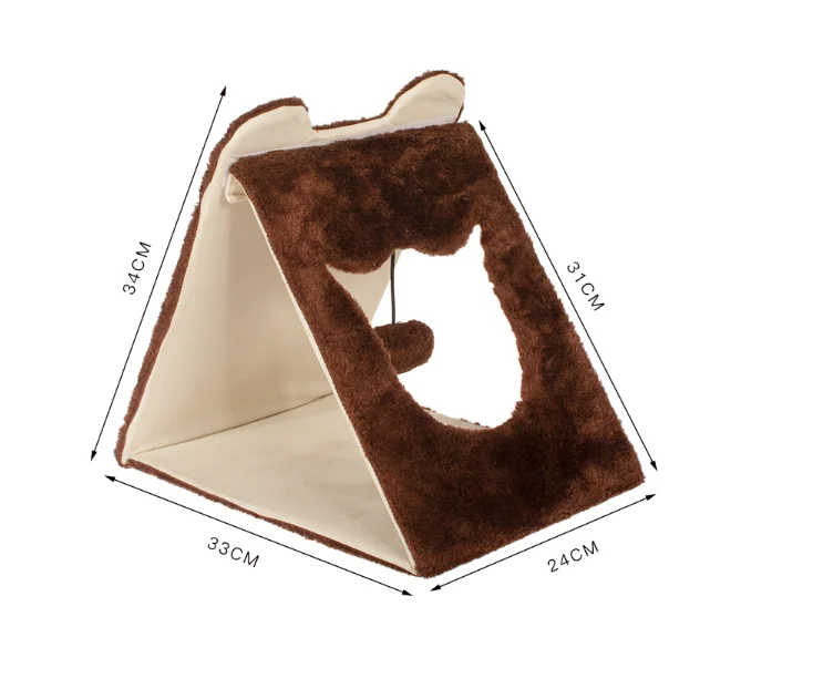 

Manufacturer wholesale foldable sisal cat scratcher toy