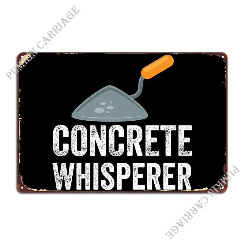 

Бетонный венчик Concret Create Custom Design винтажные металлические знаки постер