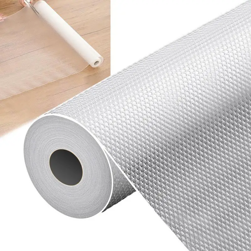 

Refrigerator Liners Drawer And Shelf Liner Non Adhesive Waterproof & Oil Proof Drawer Mats Non-Slip Easy Install Cupboard Mat