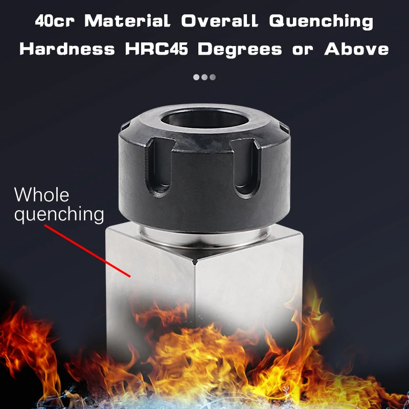 Collet Block Holder ER Square Hex ER/25/32/40 Block Chuck Workholding for CNC Lathe Engraving Machine