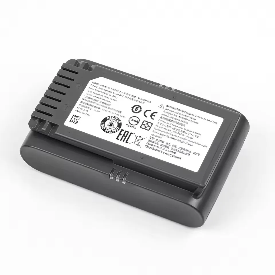 VCA-SBTA60 Vacuum Cleaner Battery For Samsung Jet 60 Turbo Jet 75E Complete VS15A6031R4 VS15A6031R5 VS20B75ACR5 VS20B75ADR5 rechargeable battery vacuum cleaner battery battery replacement