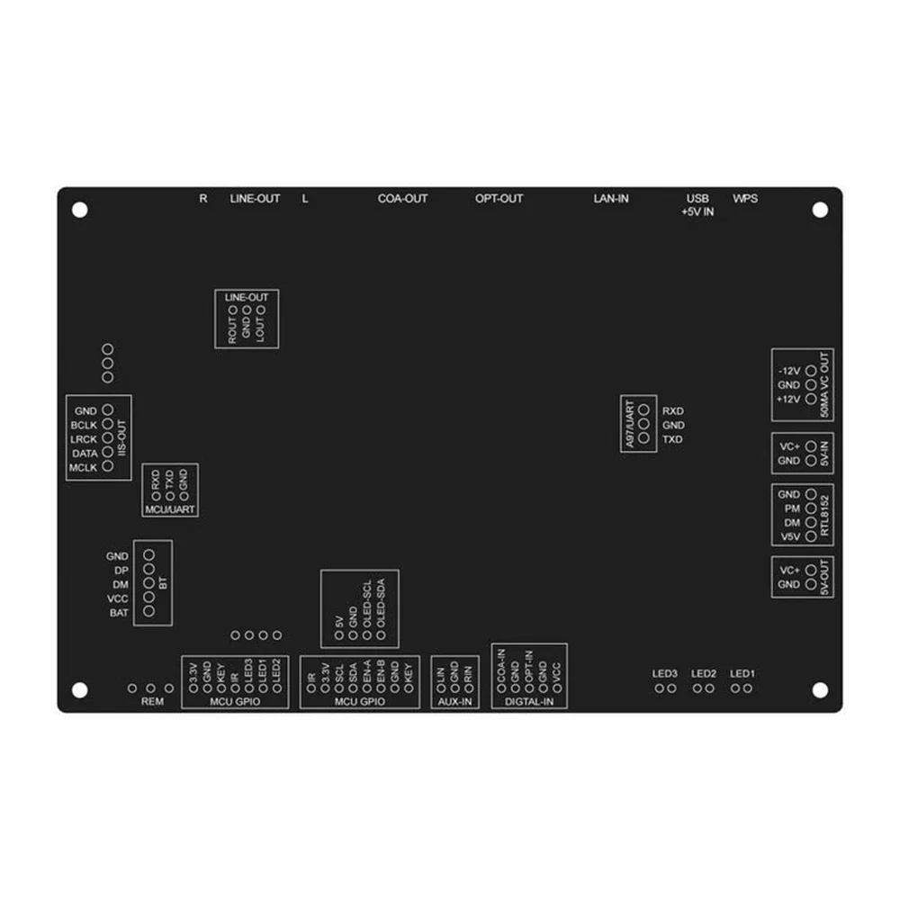 Arylic Up2Stream HD DAC AirPlay 2 무선 오디오 스트리밍 보드 ESS9038Q2M 24bit 192kHz WiFi 블루투스 5.0 aptX HD