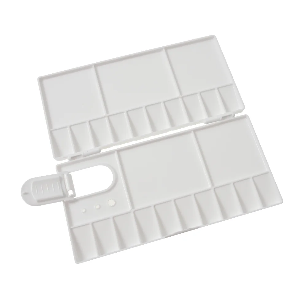 25Grid Folding Watercolor Palette Paint Tray Box Renovate Pigment Box Painting Tool Artistic Supplies