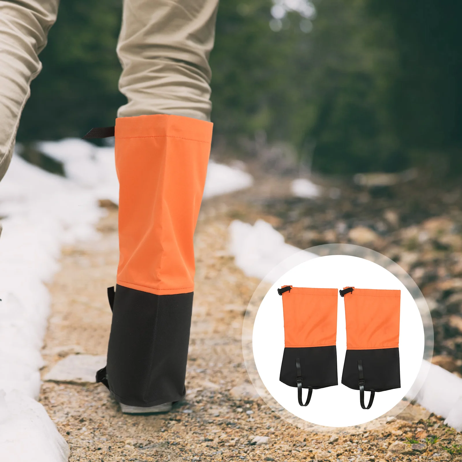 

Hiking Calf Covers Leg Gaiters for Backpacking Snow Waterproof Running Climbing Desert Men