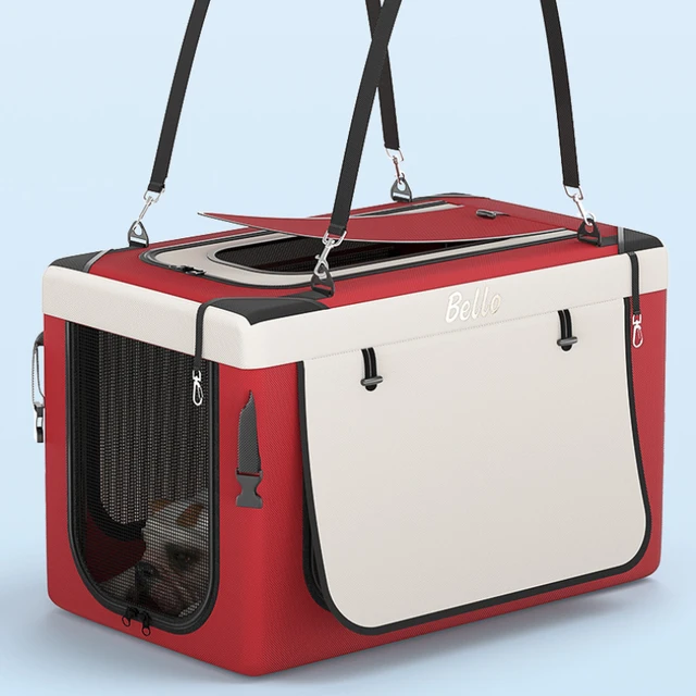 Poussette pour chien pliante, grand sac de transport de voyage créatif – Image 2