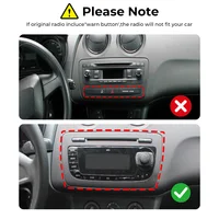 Autoradio 7 pouces IPS écran tactile sans fil Carplay Android Auto filaire pour Seat Ibiza 6j 2009-2013 DSP GPS lecteur multimédia de voiture 7