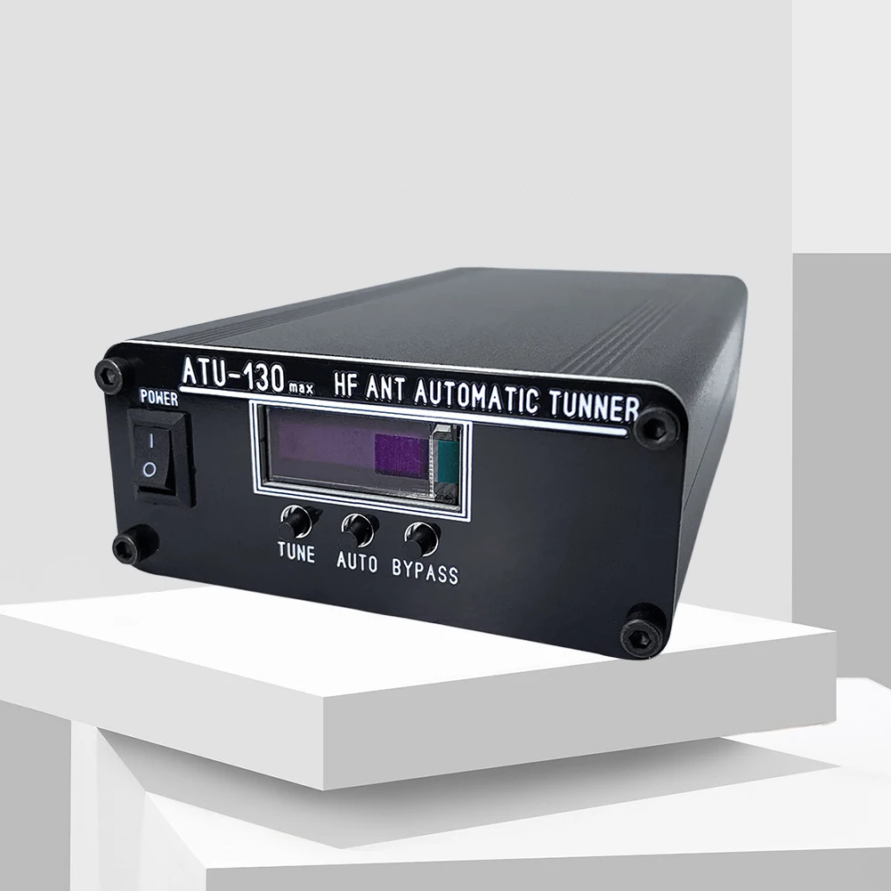 ATU-130 MAX Automatic Shortwave HF Antenna Tuner 1.8-50MHz 200W Miniature Shortwave Antenna Tuner