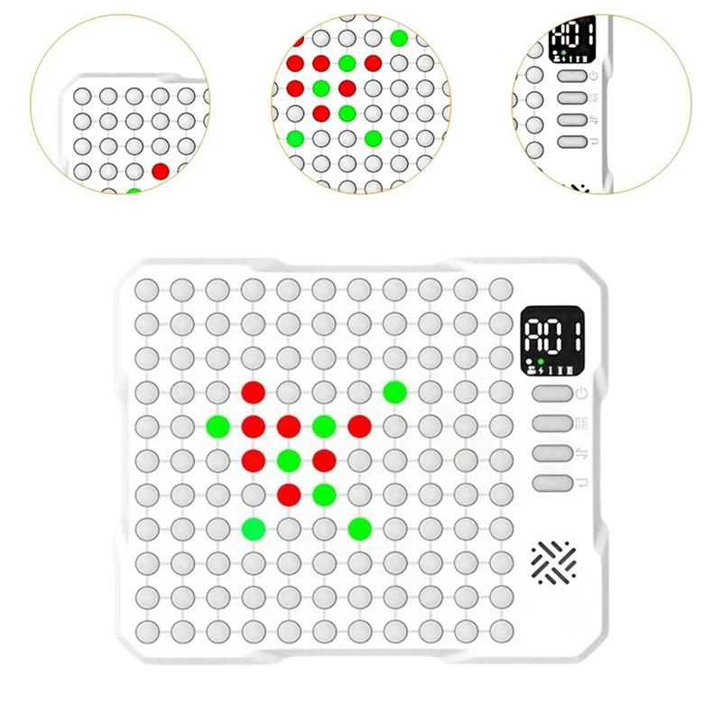 AZ-14-In-1 스마트 고모쿠 전자 보드 게임 테이블탑 AI 배틀 트레이닝 사고력 퍼즐 게임 장난감 (어린이 및 성인용)