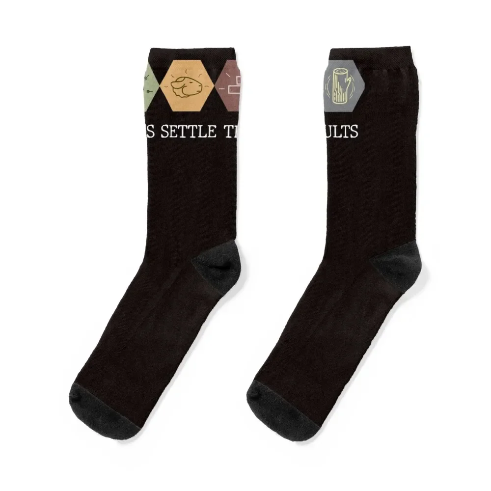 

Let's Settle This Like Adults Socks sport hiphop Socks For Man Women's