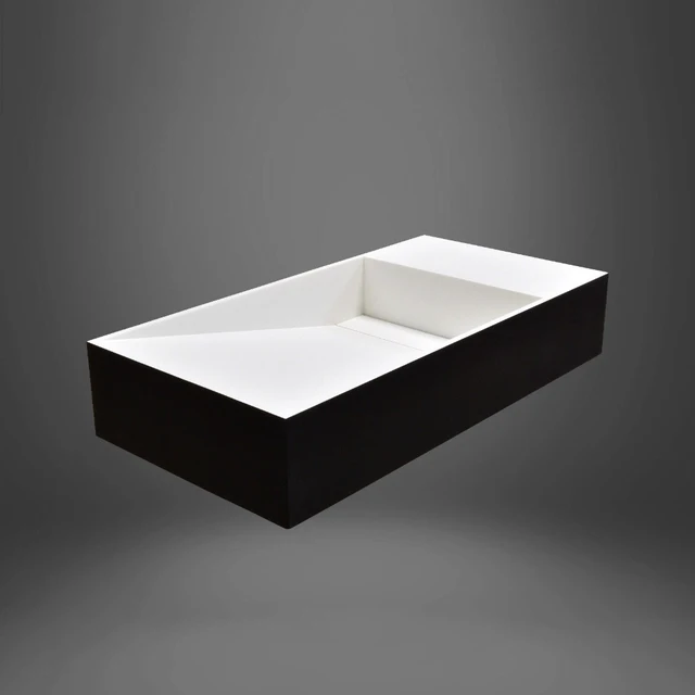 อ่างล้างหน้าแบบแขวนผนัง Corain ขนาด 31.5 นิ้ว ทำจากหิน Solid Surface รุ่น WD38227R 1