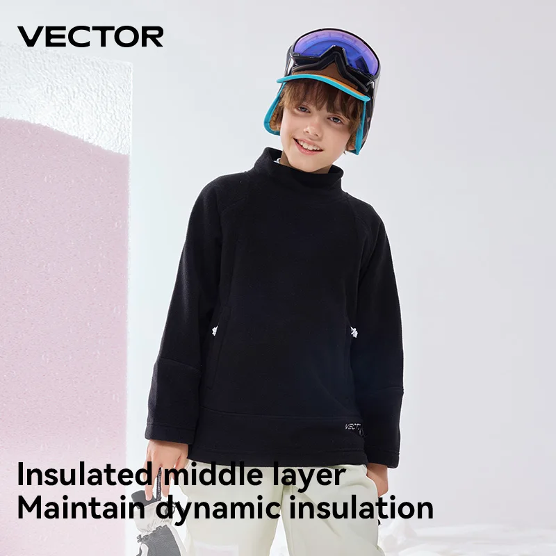 Solid Color Hoodies Fleece Warm Sweatshirt VECTOR Girl Boy Fashion Streetwear Casual Loose Breathable Pullovers Hoody casual hoodie