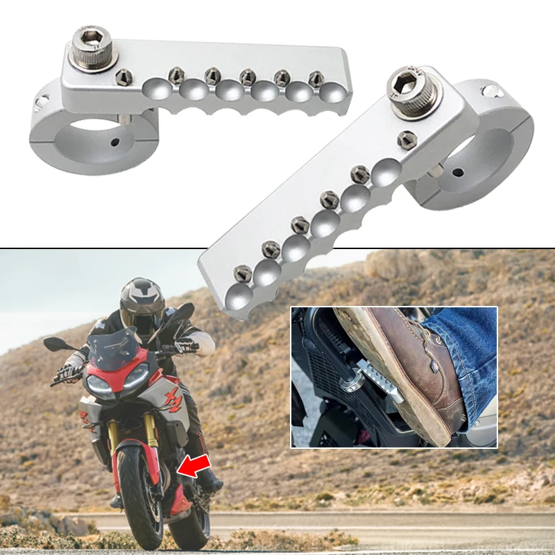 

F900XR F900R Front Foot Pegs Fit For BMW F900 R F900 XR F 900XR F 900R 2020-2022 Motorcycle Aluminum Folding Footrests Clamps