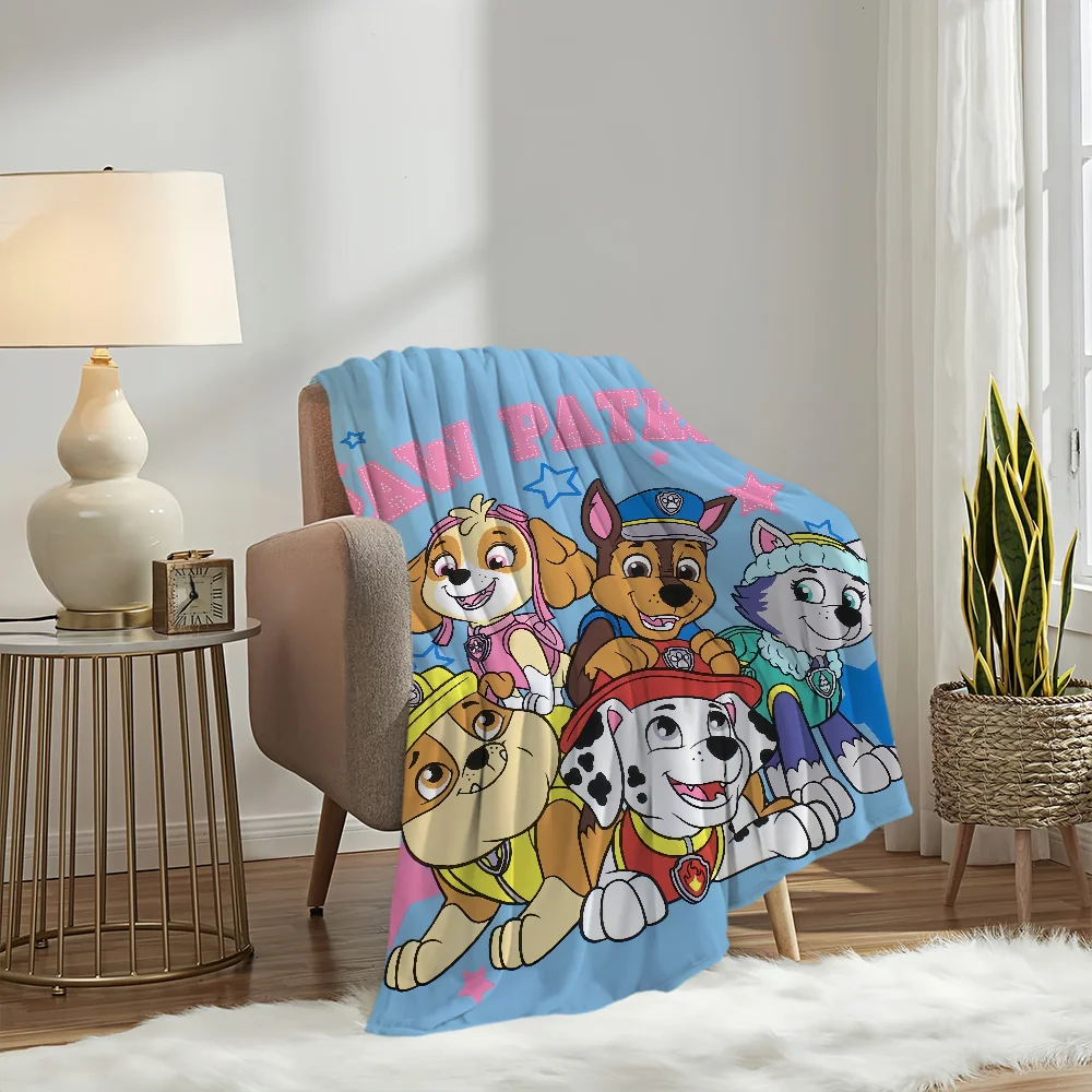 Warm Soft Plush Nap P-PAWs Blankets Sofa rug P-PatrolS for Living hot Room Office Bedroom cute Home Travel Kid Cartoon Gifts 6