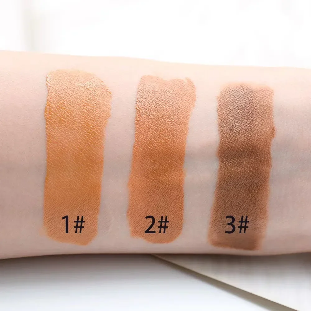 Micolor Fit Me 2 IN 1 Matte Black Skin 30g Poreless Powder + 30ml Liquid Foundation Dark Skin Dedicated Foundation Cosmetic Set