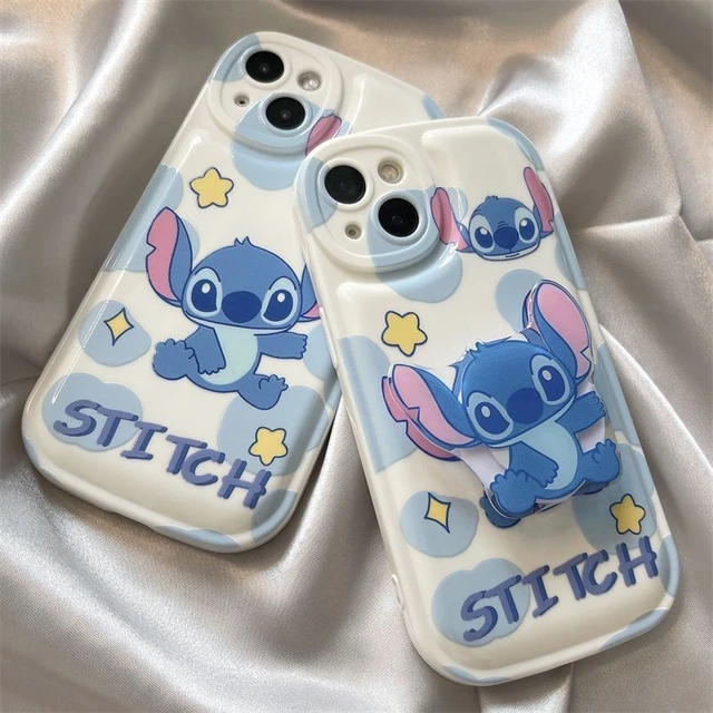 Coque de téléphone 3D motif dessin animé Disney Stitch, étui en Silicone  souple Anti-chute pour IPhone 14 13 12 11 Pro Max 14 Pro - AliExpress