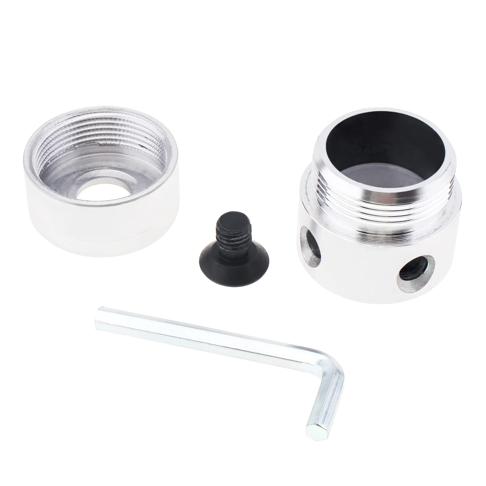 렌치 장착 스페이서가 있는 알루미늄 잔디 트리머 헤드 세트, 잔디 깎는 기계 로프 라인, 브러시 커터, 정원 도구 액세서리, 4 개