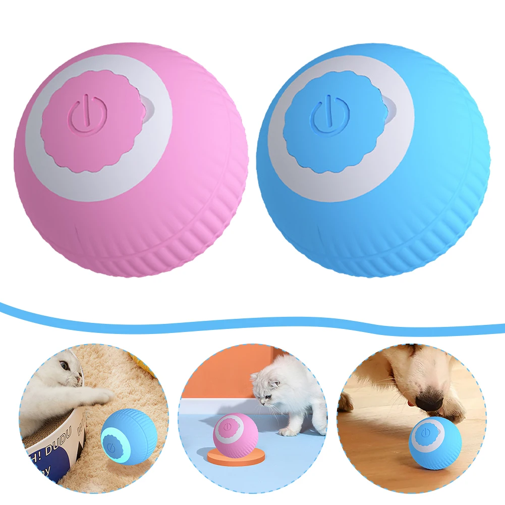 전기 고양이 공 장난감, USB 충전식, 스마트 고양이 장난감, 인터랙티브 고양이 장난감, 새끼 고양이 강아지용 자동 롤링 매직 볼
