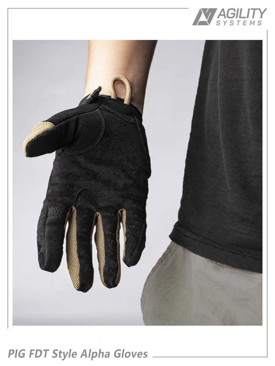 PIG FDT Style Alpha Tactical Gloves for outdoor camping riding Breathable lightweight non-slip touch screen 4
