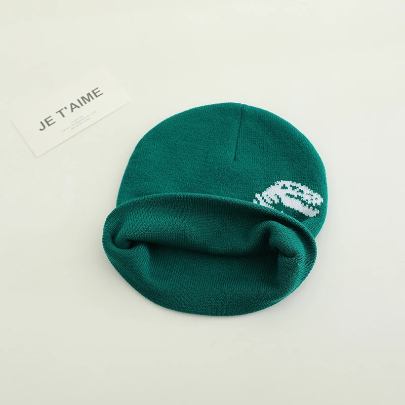 Kids Caps Fashion Kids Caps Sports Warm Hats Baby Boys Autumn Winter Casual Knitted Cartoon Dinosaur Children Outdoor
