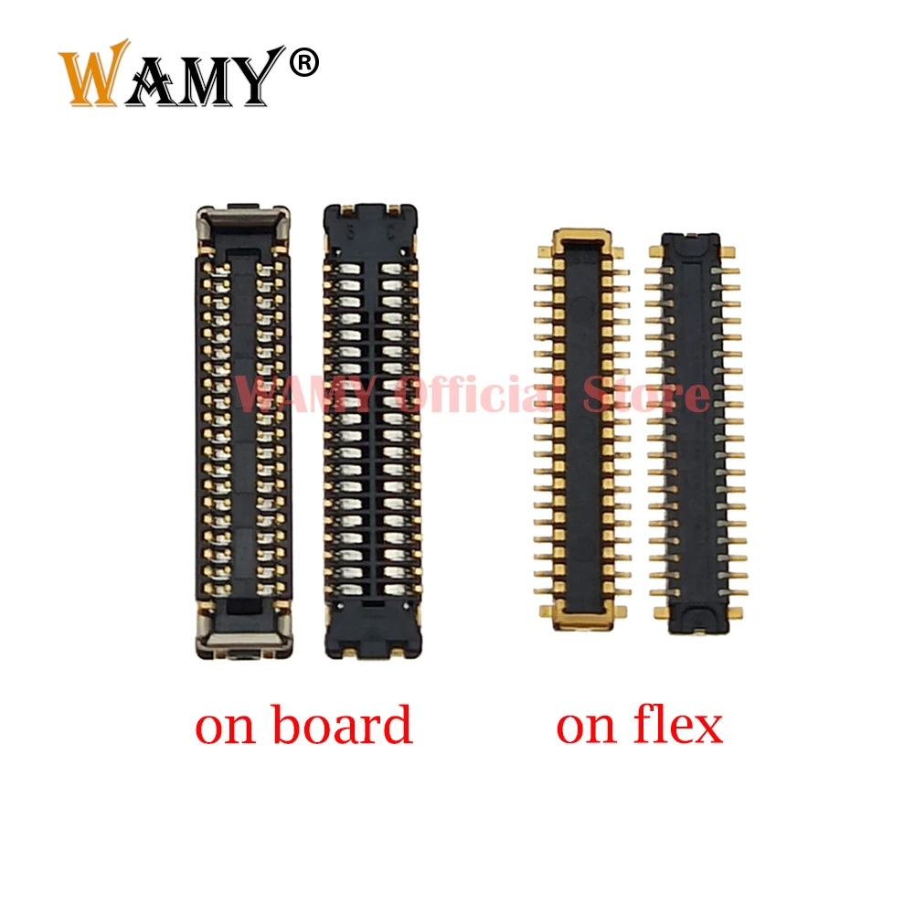 

2-10Pcs LCD Display FPC Connector On Board For Xiaomi Redmi Note 8 7/Note7/Note8/Note 7 Pro/Note 8 Pro Screen Plug 40pin