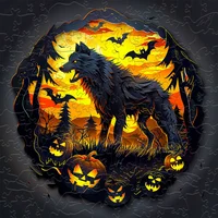Wolf King Wooden Puzzle Educational Toys For Adults And Children Holiday Gifts Family Atmosphere Wall Decoration 2