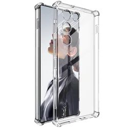 Shockproof Air Bag Armor Bumper Case with Camera Lens Protection for ZTE nubia RedMagic 11 Air (Clear)