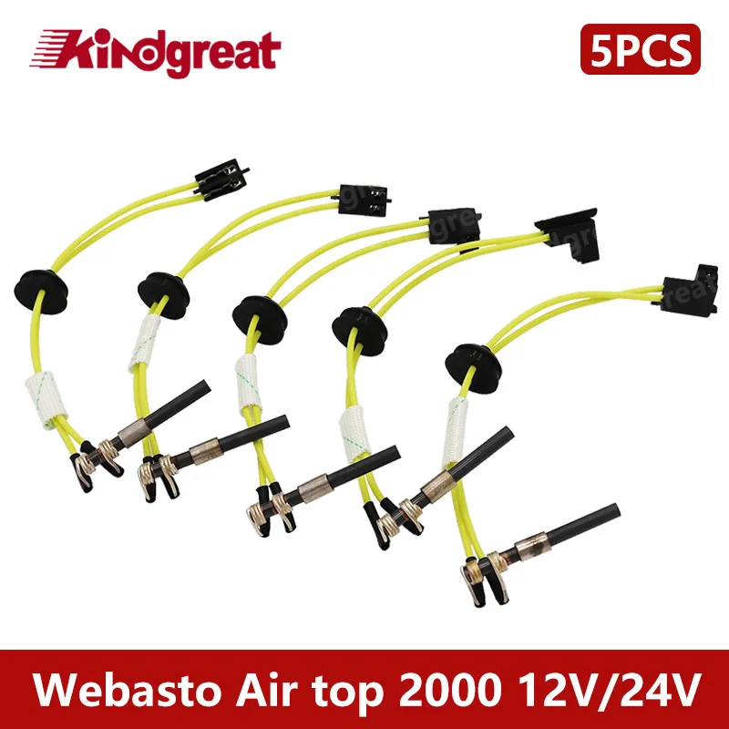 Glow Pin Ceramic Plug 5PCS 82307B 84906B for Webasto Air Top 2000 S 12v 24v Diesel Parking Heaters