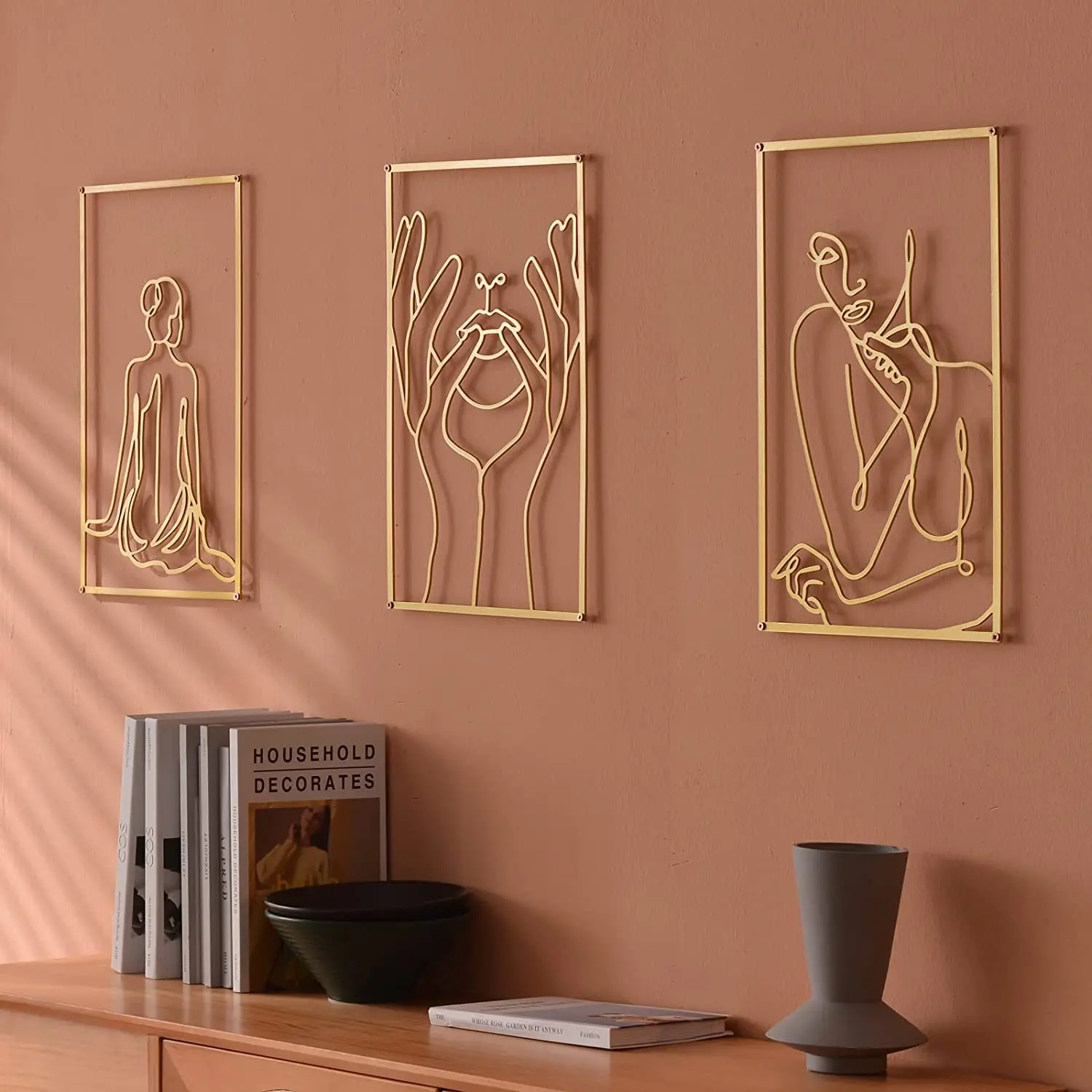 

Acrylic Female Body Wall Decor Art Ornament Abstract Female Minimalist Nordic Home Decor Wall Hanging Ornaments Room Decoration