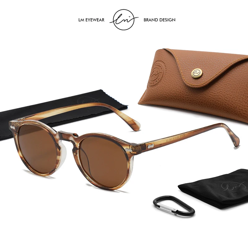 Occhiali da sole polarizzati da donna – Occhiali da sole alla moda – HZ Series Chic, Ambra miele, Medium