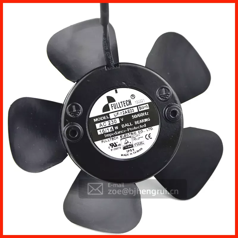 

UF-12AE23BWHN 230V AC 16W 0.14A 85CFM 2700RPM Ball Bearing frameless spindle motor waterproof axial cooling fan