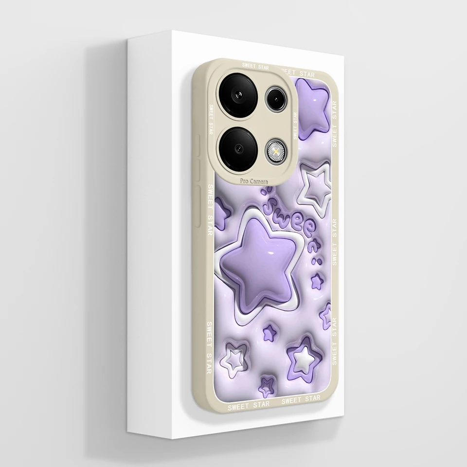 Beautiful Flower Liquid Anti-Fall Phone Case