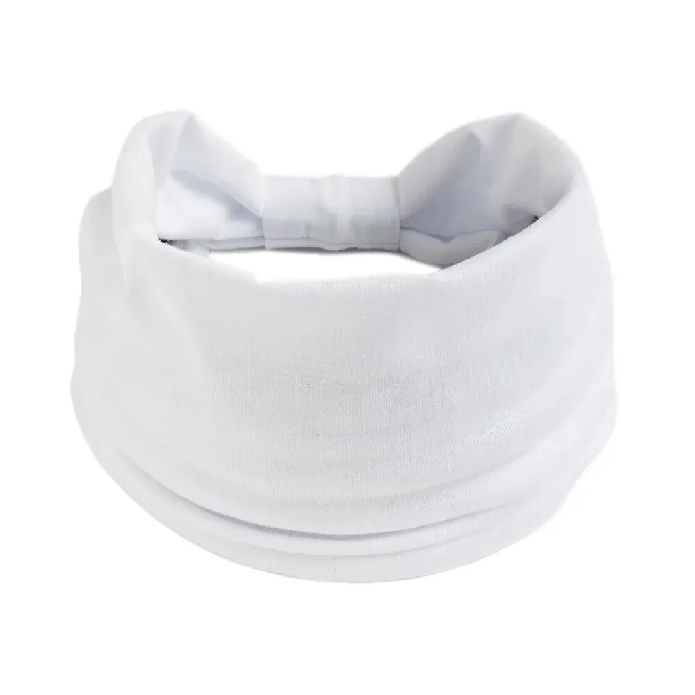 Ponytail Headbands Solid Color Sports