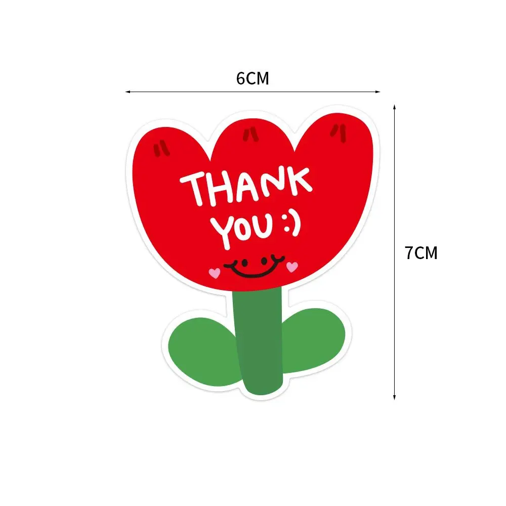 Thank You Cards 30pcs Flower Shaped Pink Thank You For The Copperplate Paper Gift Packaging Card Holiday Wedding Decoration Card thank you cards