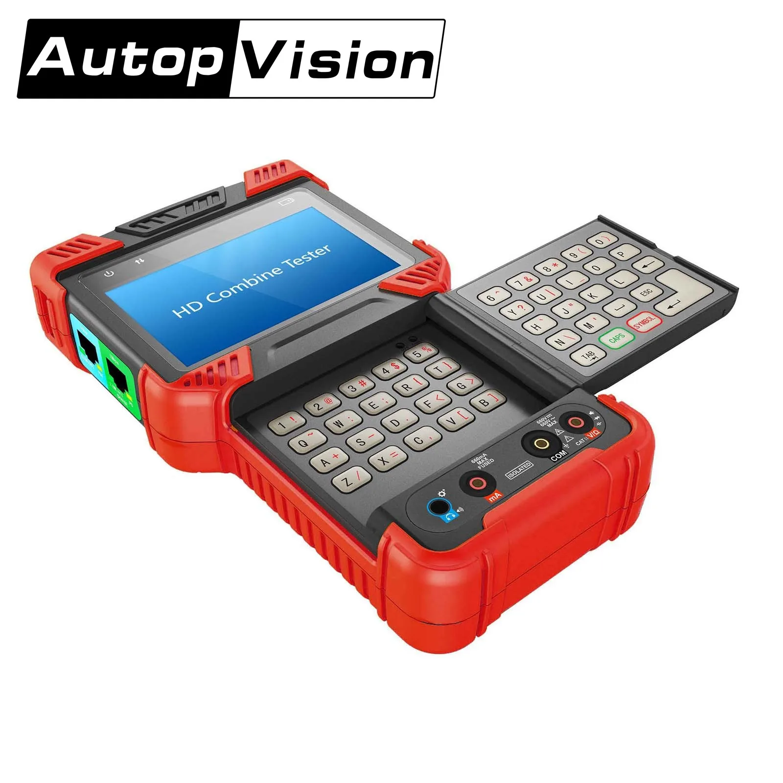 Тестер Cctv T73 Full 8MP IP CVI TVI AHD Аналоговый Цифровой мультиметр тестер-монитор POE 12 В