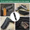 Stainless steel Holster Clip Set Gun Holster Adapter Mounting Hardware Kit Tactical Molle Grip Hooks Hunting Belt Accessories 3