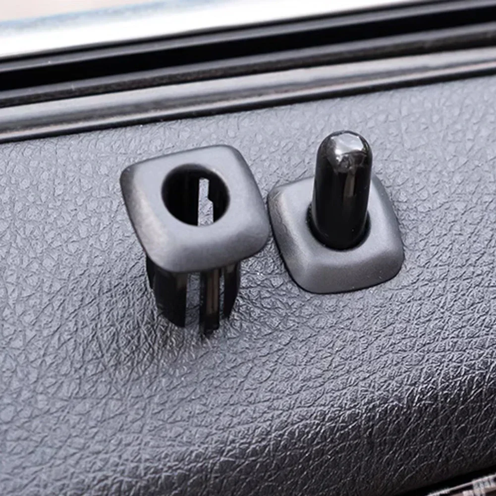 Car Accessories 4Pcs Car Rear Door Lock Pin Knob Cap for BMW 5 Series F10 F18 E39 X5 E53 520 525 523 528 530 X3 X4 F25 ABS Interior Accessories