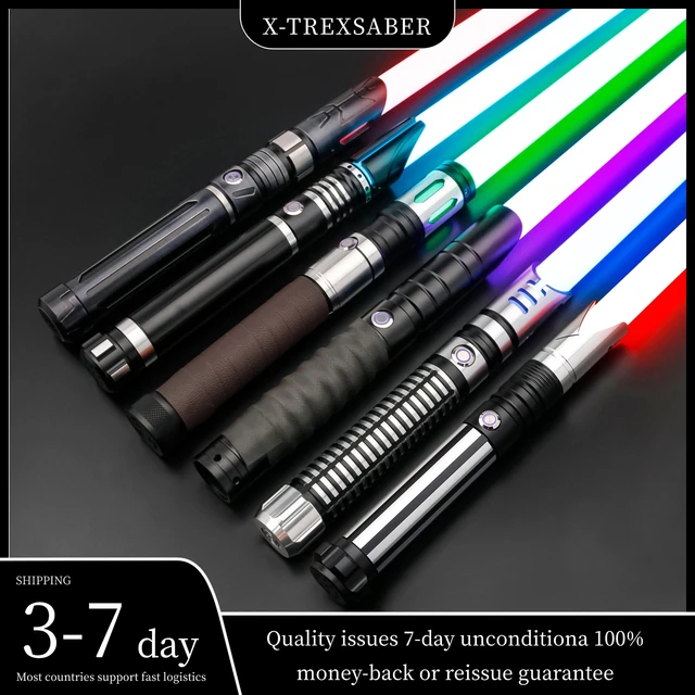 TXQ-Sable de luz NEO Pixel RGB para niños, espada de combate láser de 12  colores, Jedi, oscilación suave, Metal, fuerza, brillo, Blaster, Cosplay,  juguetes luminosos - AliExpress