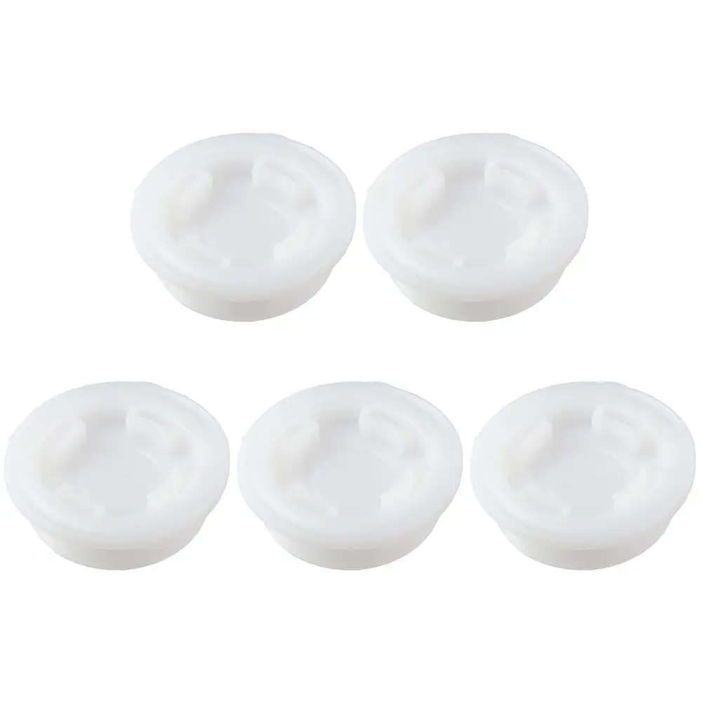 5PCS High Quality White Bung Caps Plastic 2inch Poly Buttress 2&rdquo; Poly Plug Plastic Drum