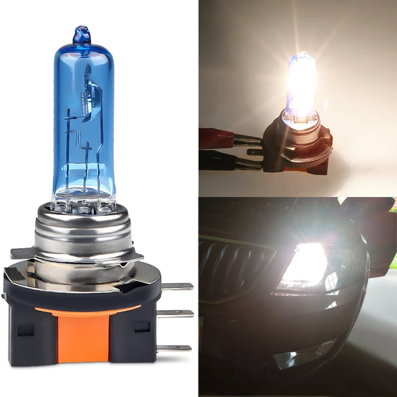 2pcs 80W H15 LED Ampoules Blanc Phare De Voiture Ampoules LED Feux Diurnes  Ampoule Remplacement Lampe 