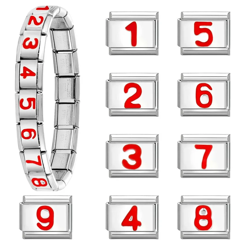 Italian Bracelet Stainless Steel 9mm Link