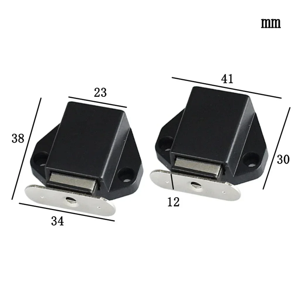 10pcs Cabinet Catches Magnet Door Stops Wardrobe Door Closer Closet Cupboard Drawer Magnetic Latch Furniture Hardware