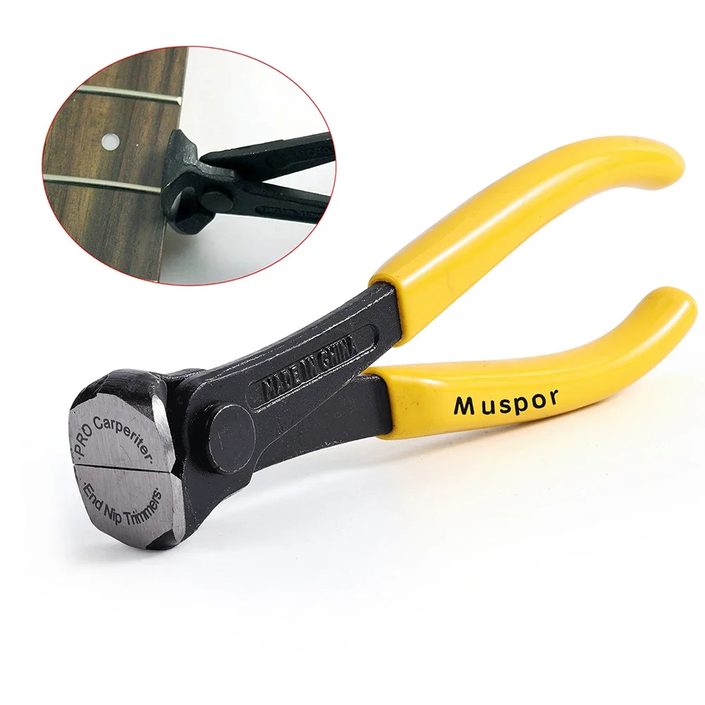 Muspor Guitar Fret Wire End Cutter Professional Guitar String Cutter Pliers Repair Maintenance Luthier Tool Accessories guitar repair tool